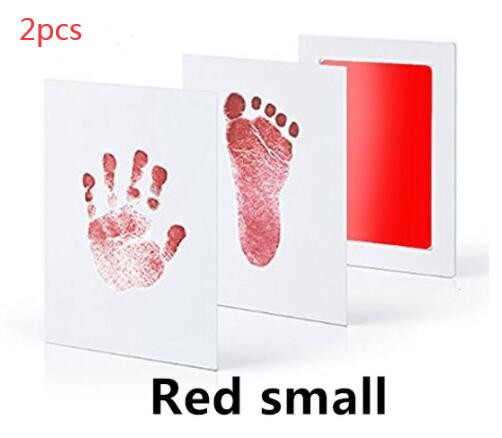 Non-toxic and wash-free baby ink watermarking oil fingerprints and footprints kit family souvenirs - Minihomy