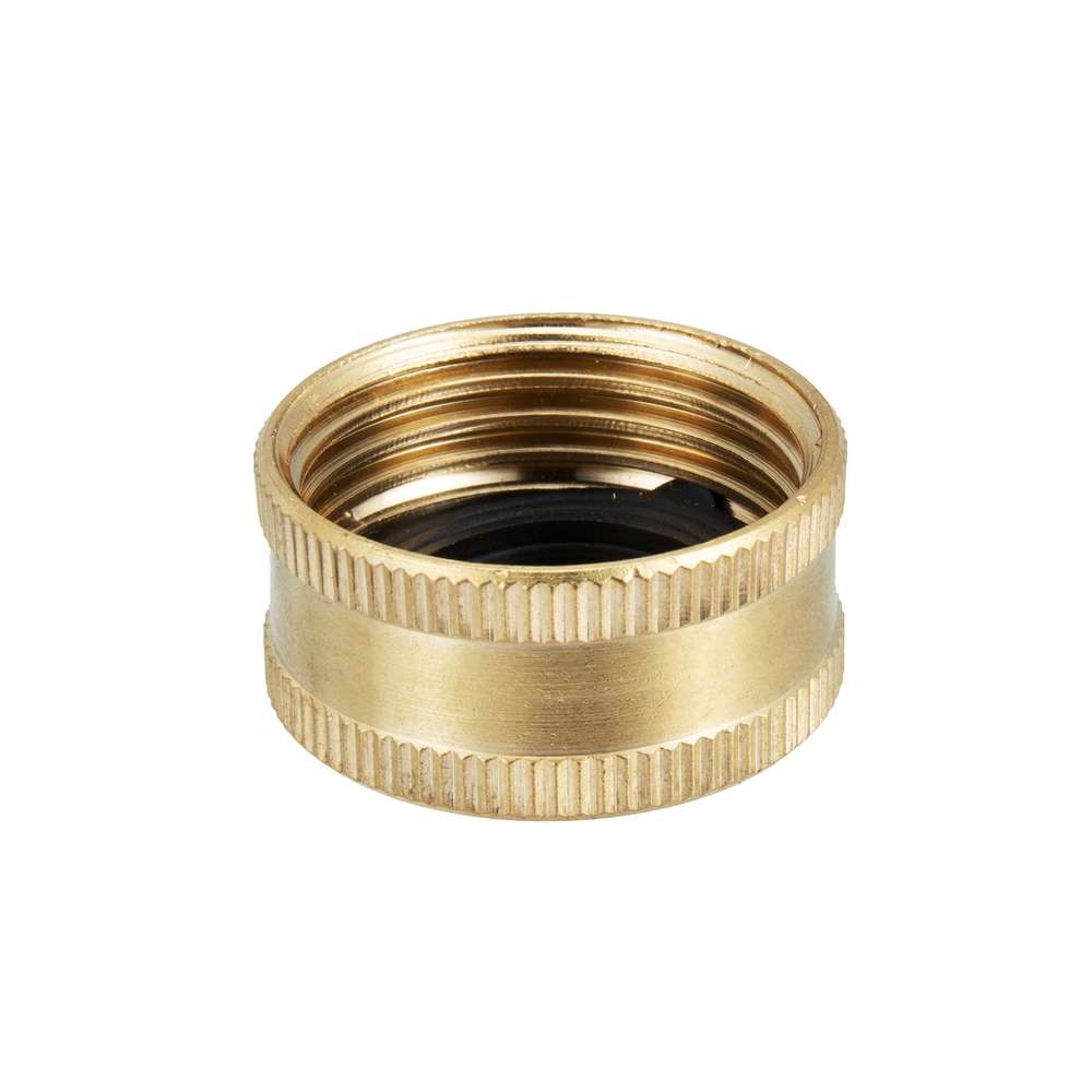 MATCC Garden Hose Adapter Hose End Caps 3/4 Inch GHT Brass Hose Connector Male to Male Female to Female Fittings 2 Kits 4 Pack Garden Hose Caps - Minihomy