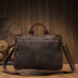 Handmade Imported First Layer Cowhide Men's Casual Business Briefcase - Minihomy