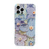 Oil Painting Purple And Blue Daisy Flower Phone Case - Minihomy