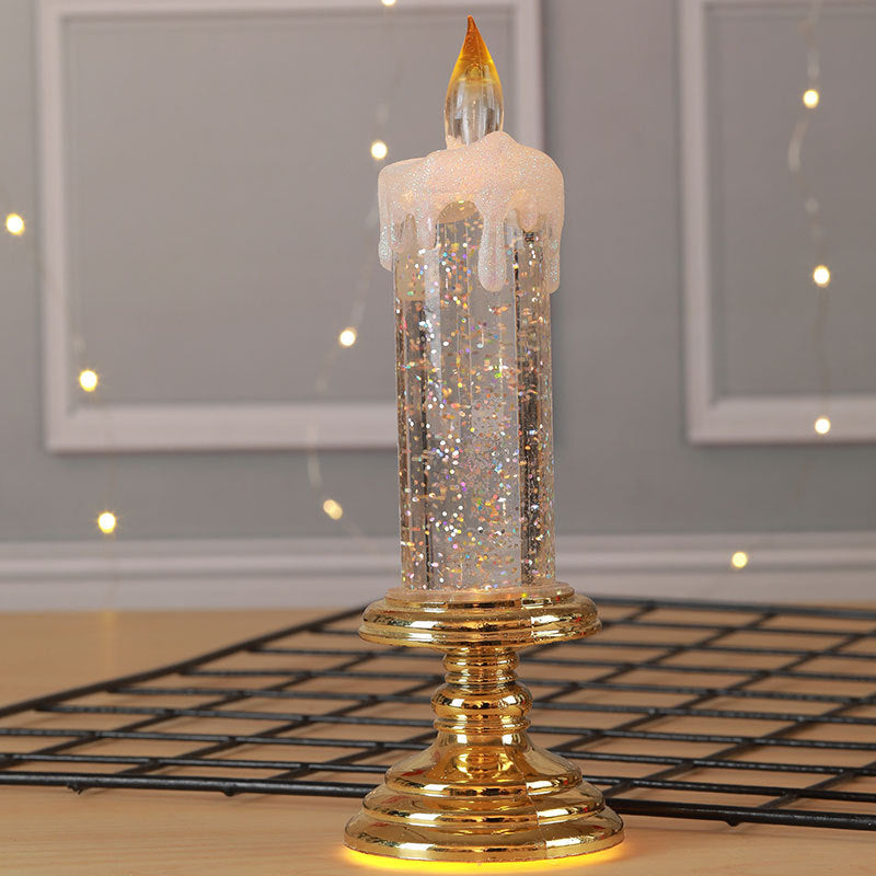 Creative New Year Christmas LED Electronic Sequin Candle Lights - Minihomy