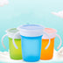 Leak Proof Silicone Baby Drinking Cup 360 Degree Rotating Magic Child Water Bottle With Double Handle Flip Lid Copos - Minihomy