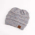 Knitted Ponytail Wool Hat for women - Minihomy