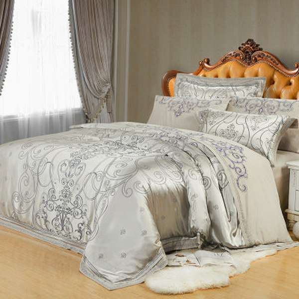 Ice Silk Jacquard High-end Linen And Cotton Bedding Set - Minihomy