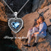 Sterling Silver Vintage Heart Crystal Pendant Flower Photo Lockets Necklace for Women