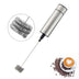 Electric Stainless Steel Handheld Milk Frother Foamer Mixer Coffee Latte Stirrer Egg Beater - Minihomy