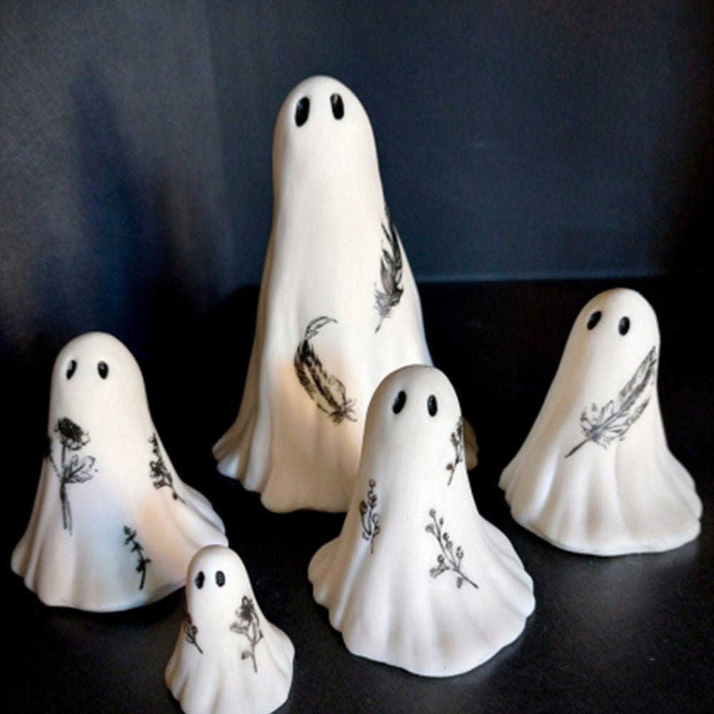 Creative White Ghost Ornament Halloween Decoration - Minihomy