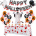 Halloween Balloon Set Blood Color Banner Ghost Package Ghost Festival Party Decoration - Minihomy