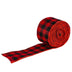 Christmas Black And White Red Lattice Decoration Ribbon - Minihomy