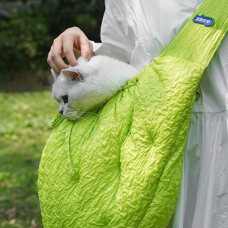 Pet Cat Dog Slipped Out Portable Shoulder Diagonal Warm Small Dogs - Minihomy