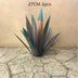 Metal Art 9 Leaves Tequila Rustic Sculpture Rust Garden Yard Art Statues Craft Home Decor Signs Decoration - Minihomy