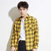 Men Casual Plaid Long Sleeved Shirt - Minihomy