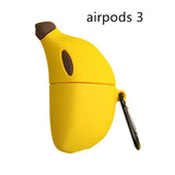 Lovely banana airpods Pro protective silicone - Minihomy