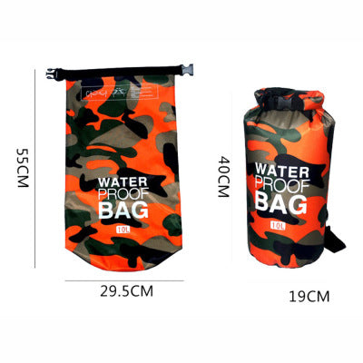 Camouflage Polyester Thickened PVC Single Shoulder Portable Outdoor Lightweight Waterproof Bag - Minihomy