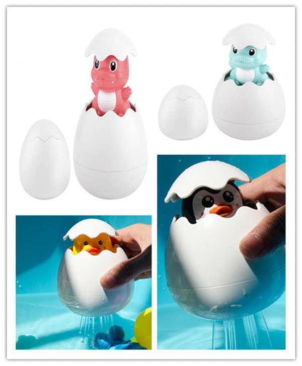 Bath Toy Raining Cloud Duck Egg Children's Bathroom Shower Baby Water Toys - Minihomy