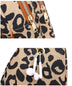 Leopard Print Sling Chest Bag With Headphone Jack Crossbody Backpack Shoulder Bag Women - Minihomy