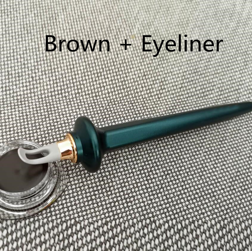 Silikon Eyeliner Fırçası Su Geçirmez Çizim Yardımı