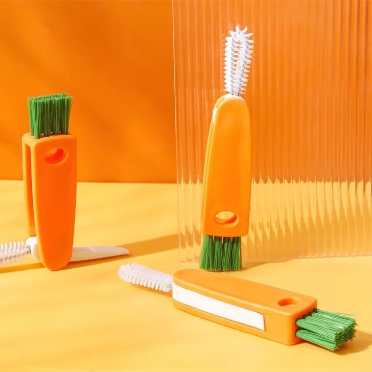 Three-in-one Cup Cover Cleaning Brush Kitchen Tools Supplies