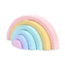 Kids Wooden Blocks Rainbow Wooden Buliding Blocks - Minihomy