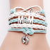 Hand-woven Infinite Love Mom Foot Bracelet - Minihomy