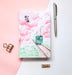 Muco Paper Notebook Notebook Sakura Flower Orbit AR Hardcover Student Handbook - Minihomy