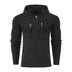 Four Seasons Knitting Zipper sports Hoodies with Pockets - Minihomy