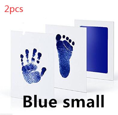 Non-toxic and wash-free baby ink watermarking oil fingerprints and footprints kit family souvenirs - Minihomy