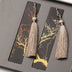 Wooden Handicraft  Chinese Style Tassel Bookmark Creative