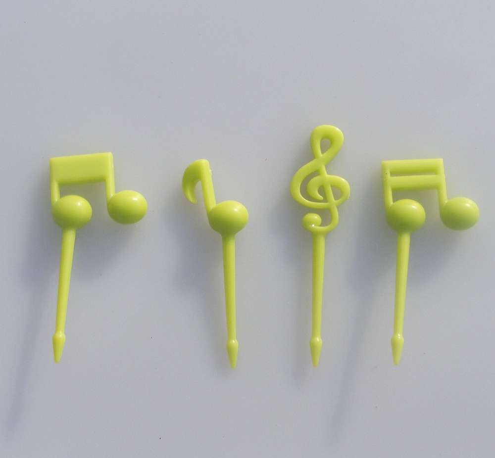 Children's Musical Note Fruit Fork 16 Pieces Set - Minihomy