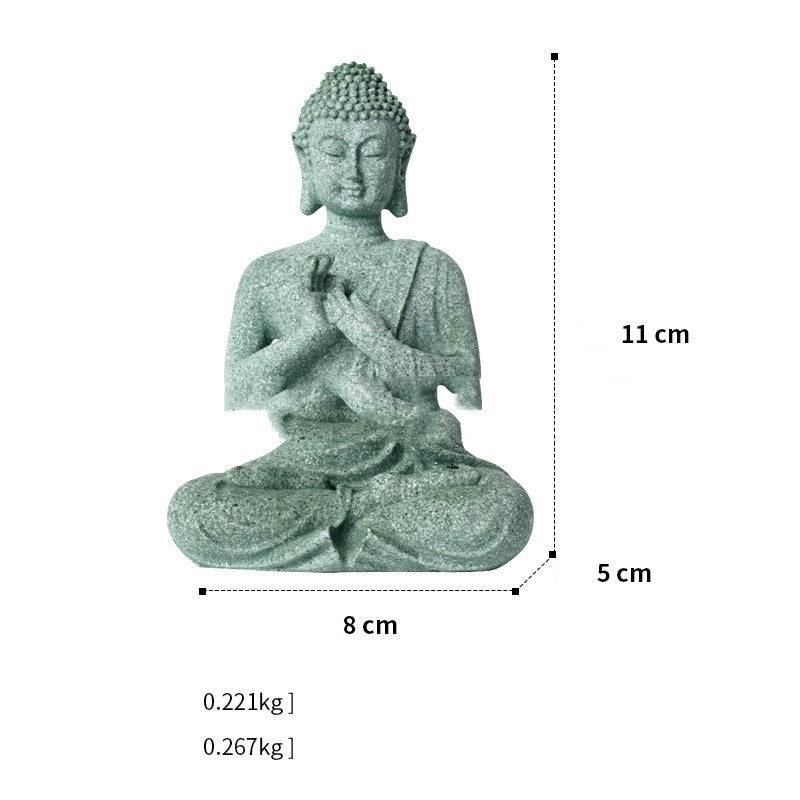 Chinese Stone Buddha Crafts Creative Ornament Home Decor - Minihomy