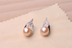 Pearl Freshwater Pendant Earring Ring three piece set - Minihomy