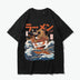 Japanese Retro Harajuku Style Short Sleeve T-shirt Men's - Minihomy