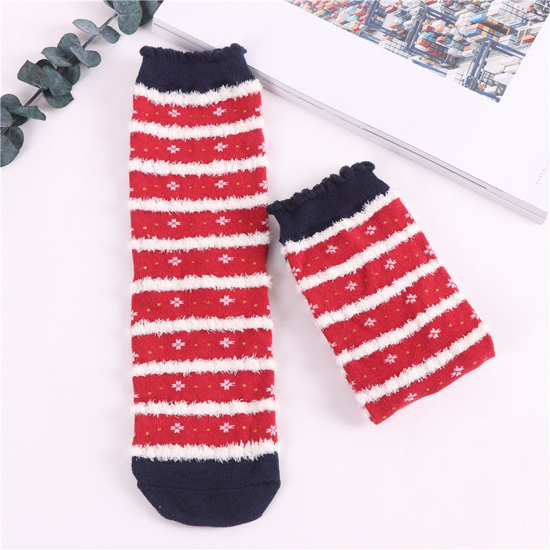 Cute Santa Claus Christmas Socks for Holiday Fun - Minihomy