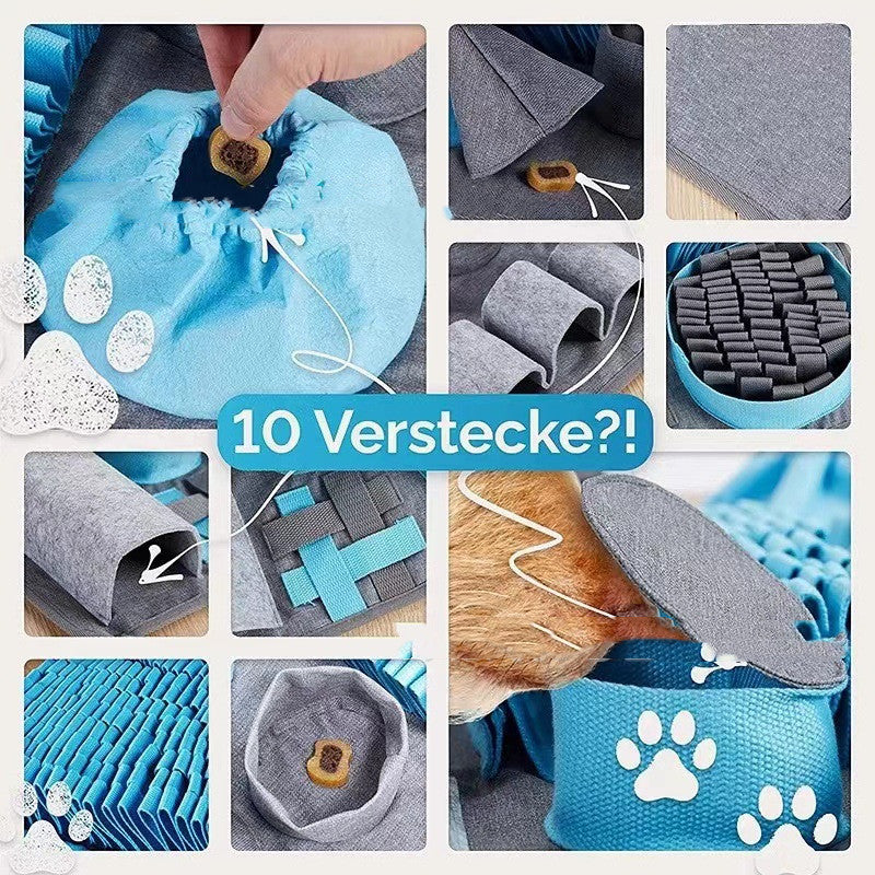 Pet Sniffing Pad To Find Food Tunnel Maze Sniffing Training Blanket Pet Supplies - Minihomy