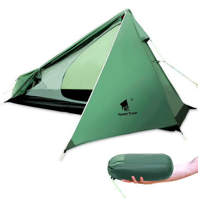 High-end Light Portable Climbing Pyramid Poleless Tent - Minihomy