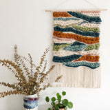 Nordic Bohemian Icelandic Wool Hand-woven Tassel Tapestry - Minihomy