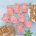 Easter Cookie Mold Cartoon Bunny Easter Egg Cookie Press - Minihomy