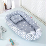 Baby Removable and Washable Bed Crib Portable Crib Travel Bed for Children Infant Kids Cotton Cradle - Minihomy