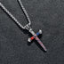 Personalized Nail Cross Pendant  Men's Necklace - Minihomy