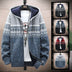 Hooded Cardigan Knitted Thick Plus Fleece Sweater Men - Minihomy