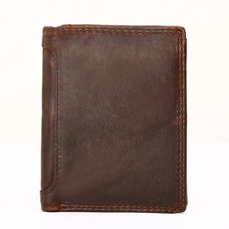 Men's Business Vintage Leather Wallet - Minihomy