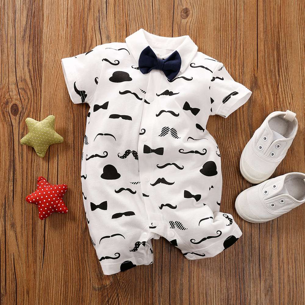 Gentleman's Baby Clothes Long-sleeved One-piece - Minihomy