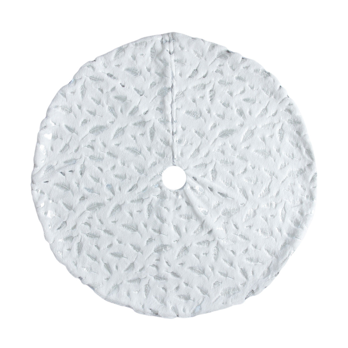 White Plush Christmas Tree Skirt: Add a Touch of Elegance to Your Holiday Décor