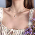 Double Layer Chain Gold Color Choker Necklace Women - Minihomy