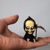 Baby Grim Reaper Ornament - Gothic Death Statues Resin Art Craft Decoration - Horror Halloween Desktop Statue Ornaments - Minihomy