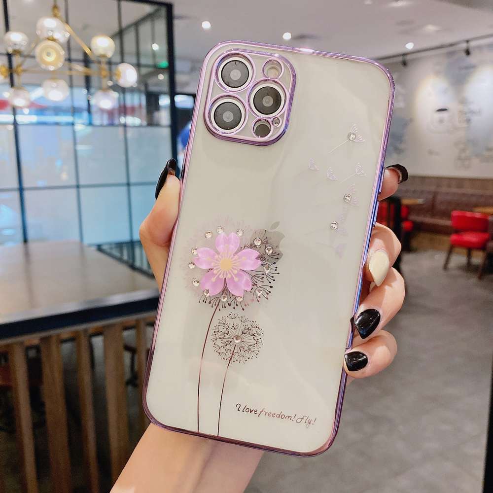 Luxury 3D Cute Flower Spin Stand Holder Phone Case - Minihomy