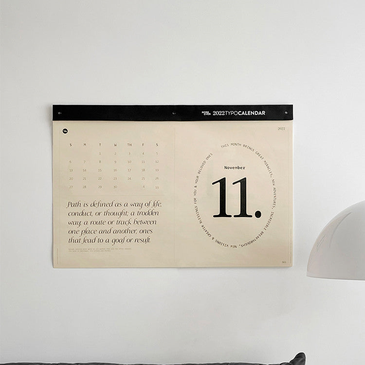 Hand Torn Creative Simple Home Decoration Wall Calendar - Minihomy