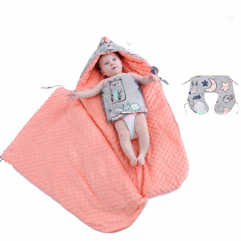 Baby Cotton Beanie Blanket Sleeping Bag - Minihomy