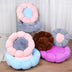 Autumn Winter Plus Velvet Thick Round Flower Cat Litter Kennel - Minihomy