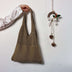 Knitted Retro Shoulder Bag Portable Large-capacity Tote - Minihomy